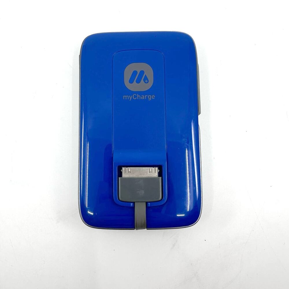 MyCharge RFAM-0216 Handheld USB 3000 mAh Capacity Portable Power Bank Royal Blue